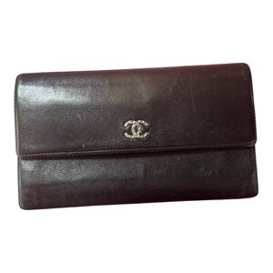Chanel Interlocking CC Logo Continental Wallet